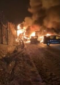 საშინელება, რაც მოხდა — კადრები, რომელთა ყურებაც ძნელია ავარიას მოჰყვა ძლიერი ხანძარი არის მსხვრპლი